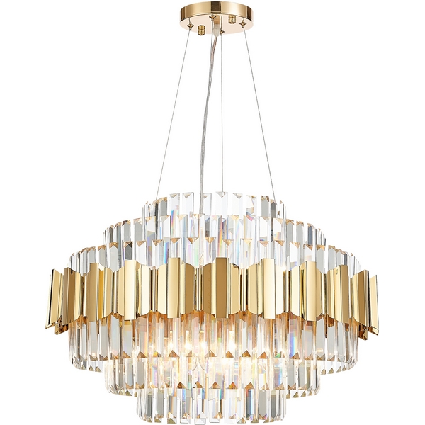 

Подвесная люстра хрустальная 81442/10C Natali Kovaltseva Ruby GOLD, Золото, Ruby RUBY 81442/10C GOLD