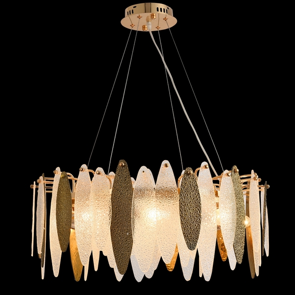 

Подвесная люстра TRIADA 81409/8C GOLD WHITE (Natali Kovaltseva), Золото, Triada TRIADA 81409/8C GOLD WHITE