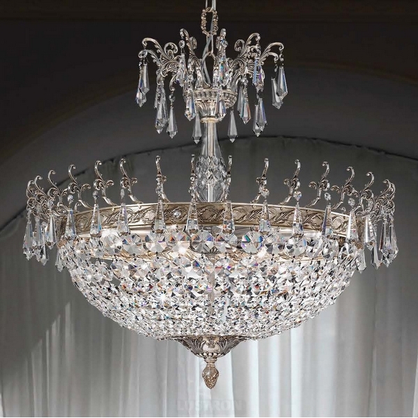 

Хрустальная люстра Nervilamp 885 885/12S, Прозрачный, 885 885/12S