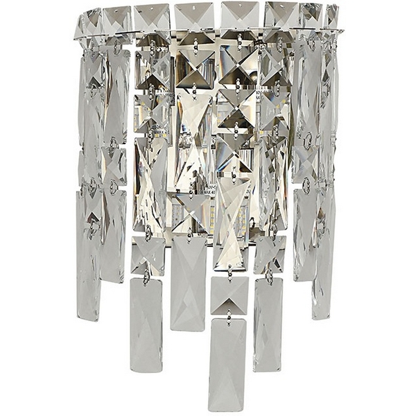 Изображение товара Бра Newport Irma 1301/A nickel - классическая элегантность с хрусталем Изображение товара Бра Newport Irma 1301/A nickel - классическая элегантность с хрусталем