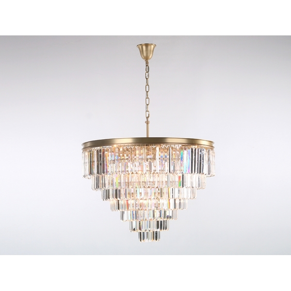 

Подвесная люстра хрустальная 31118/S Newport 31100 brass new, 31100 31118/S brass new