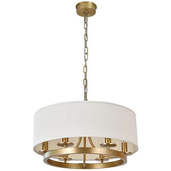 

Подвесная люстра Newport 3550 3556/С brass, Бежевый, 3550 3556/С brass