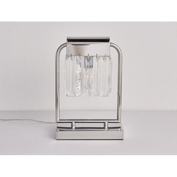 

Настольная лампа хрустальная 4201/T Newport 4200 chrome, 4200 4201/T chrome