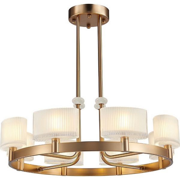 

Потолочная люстра Newport 4330 4338/C new gold, Белый, 4330 4338/C new gold