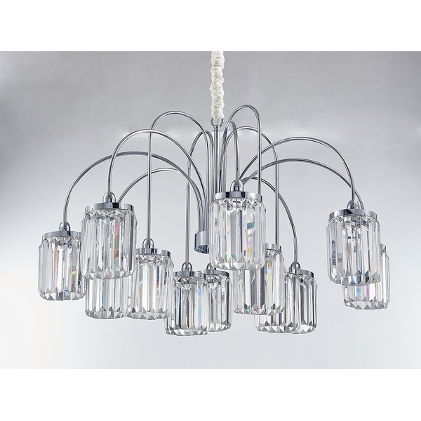 

Подвесная люстра Newport 4500 4508+4/C chrome, 4500 4508+4/C chrome