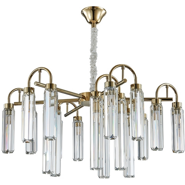 

Подвесная люстра хрустальная 4526+3/C Newport 4520 gold, Золото, 4520 4526+3/C gold