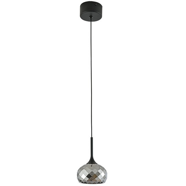 

Подвесной светильник Newport Zara 7241/S mat.black smokey, Дымчатый, Zara 7241/S mat.black smokey