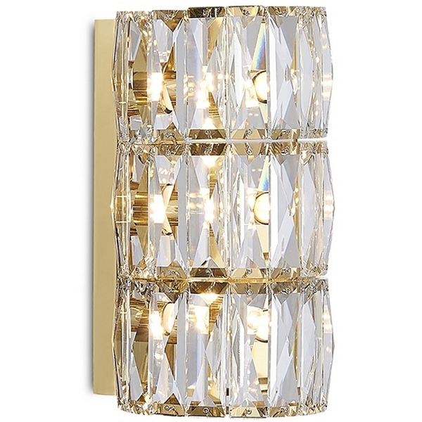 

Бра хрусталь Newport 8240 8240/A gold NEW, Прозрачный, 8240 8240/A gold NEW