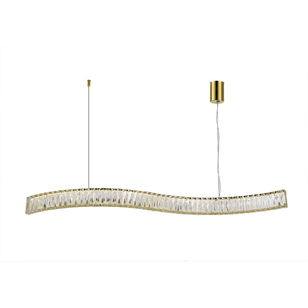 

Подвесной светодиодный светильник Newport 8240 8243N/110 gold, Прозрачный, 8240 8243N/110 gold