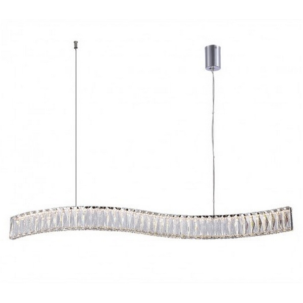 

Подвесной светодиодный светильник Newport 8240 8243N/90 chrome, Прозрачный, 8240 8243N/90 chrome