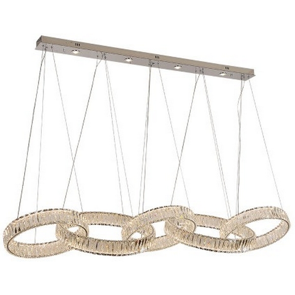 

Подвесной светодиодный светильник Newport 8240 8245N/S chrome кольцо, Прозрачный, 8240 8245N/S chrome