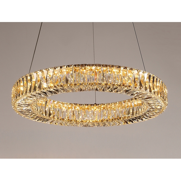 

Подвесной светильник хрустальный светодиодный 8262/S Newport 8260 gold, 8260 8262/S gold