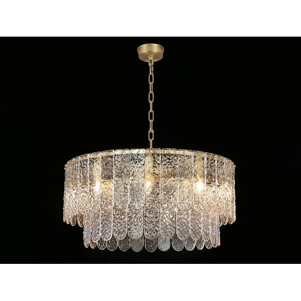 

Подвесная люстра Newport 8370 8370/60 C brass, Прозрачный, 8370 8370/60 C brass