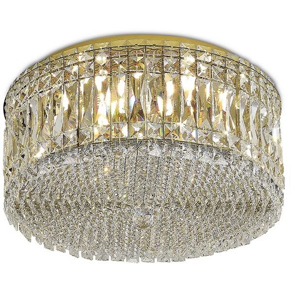 

Потолочная люстра хрустальная Newport 8451 8457/PL gold, Золото, 8451 8457/PL gold