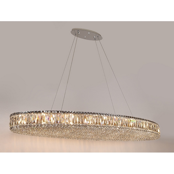 

Подвесной светильник Newport 8450 8458+14/S chrome, Прозрачный, 8450 8458+14/S chrome