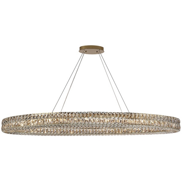 

Подвесной светильник Newport 8550 8550/160 C oval gold polished, Прозрачный, 8550 8550/160 C oval gold polished