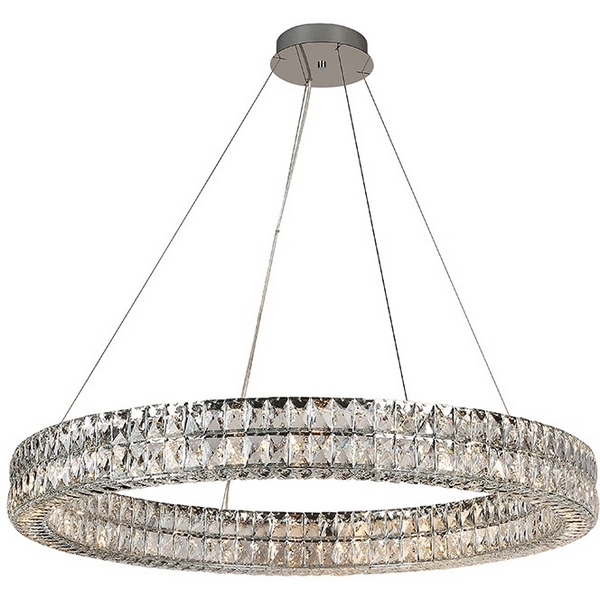 Изображение товара Подвесной светильник Newport 8550/95 C chrome классический модерн с хрустальными плафонами