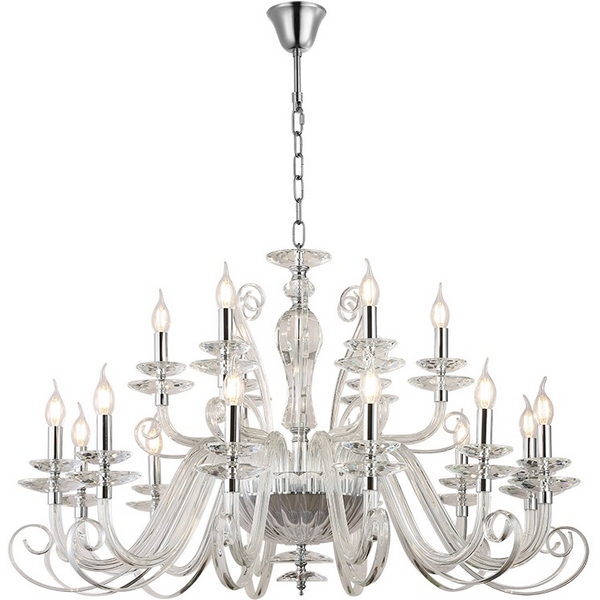 

Подвесная люстра Newport 8570 8576+12/C chrome подсвечник, 8570 8576+12/C chrome