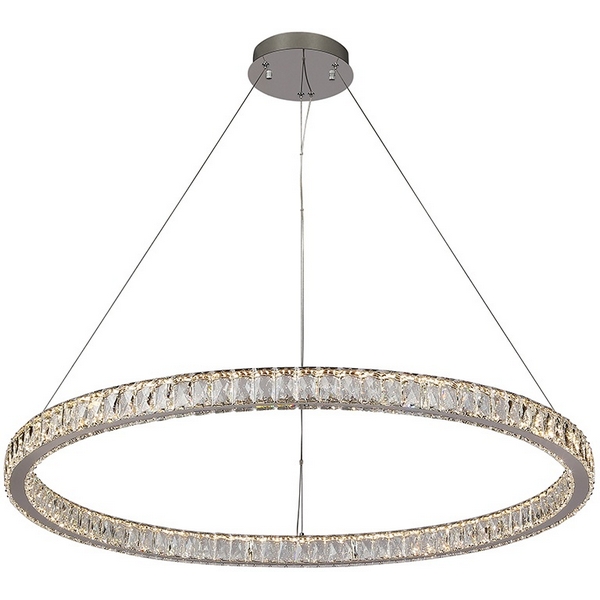 

Подвесной светодиодный светильник кольцо Newport 8580 8580/100 C chrome, Прозрачный, 8580 8580/100 C chrome