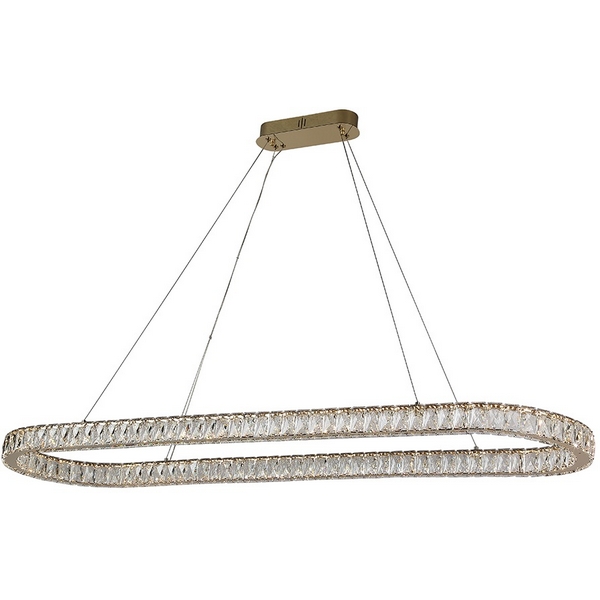 

Подвесной светильник Newport 8580 8580/140 C oval gold, Прозрачный, 8580 8580/140 C oval gold