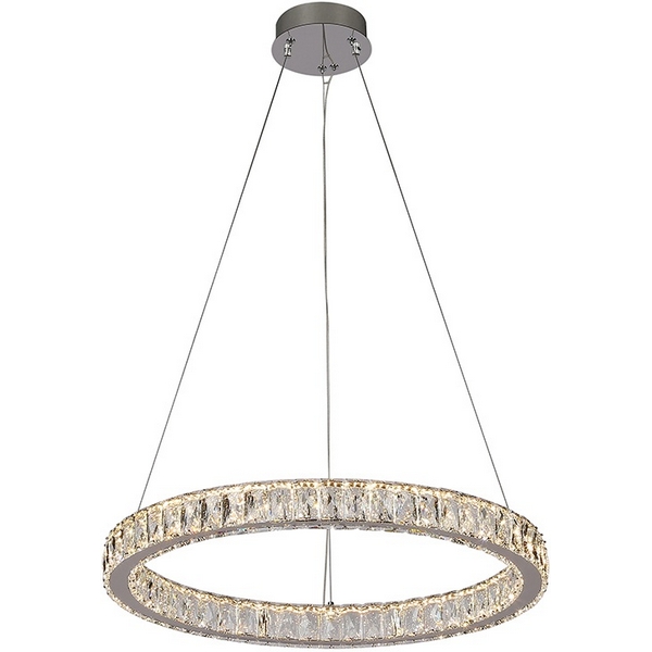 

Подвесной светодиодный светильник кольцо Newport 8580 8580/60 C chrome, Прозрачный, 8580 8580/60 C chrome
