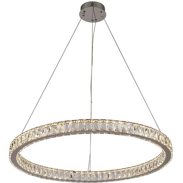 

Подвесной светодиодный светильник кольцо Newport 8580 8580/80 C chrome, Прозрачный, 8580 8580/80 C chrome
