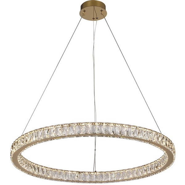 

Подвесной светодиодный светильник кольцо Newport 8580 8580/80 C gold, Прозрачный, 8580 8580/80 C gold