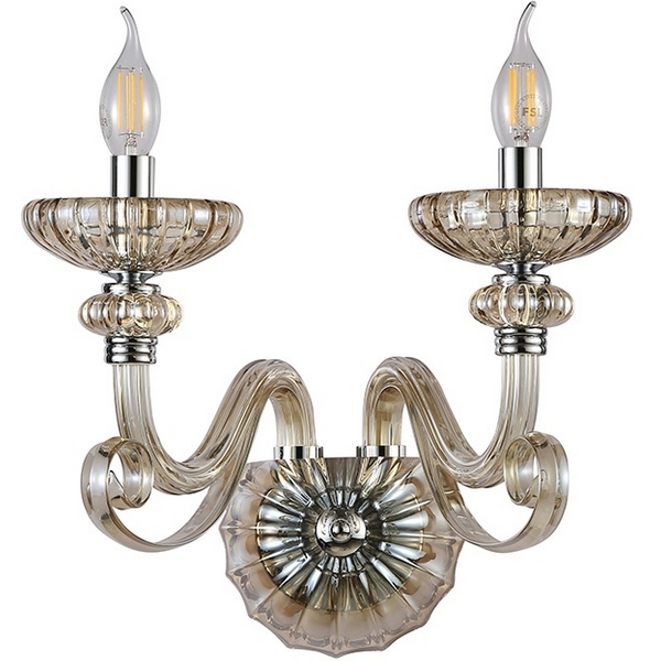 

Бра Newport Annette 8622/A chrome cognac, Янтарный, Annette 8622/A chrome cognac
