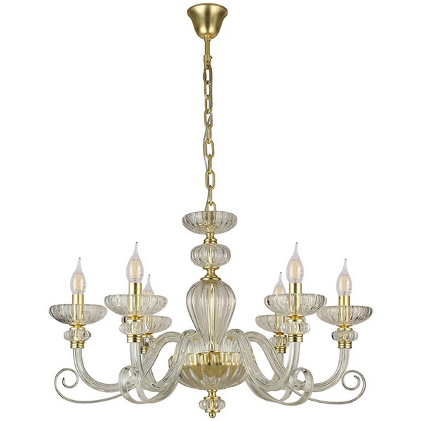 Изображение товара Подвесная люстра Newport Annette 8626/C mat.soft gold clear