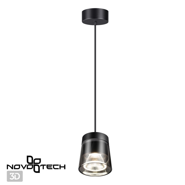 

Подвесной светильник светодиодный Novotech Artik 358647, Черный, Artik 358647