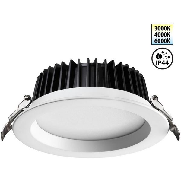 

Светильник встраиваемый Novotech Drum 359415 белый с переключателем цв. температуры IP44 LED 20W 220V 3000К\4000К\6000К, Drum 359415