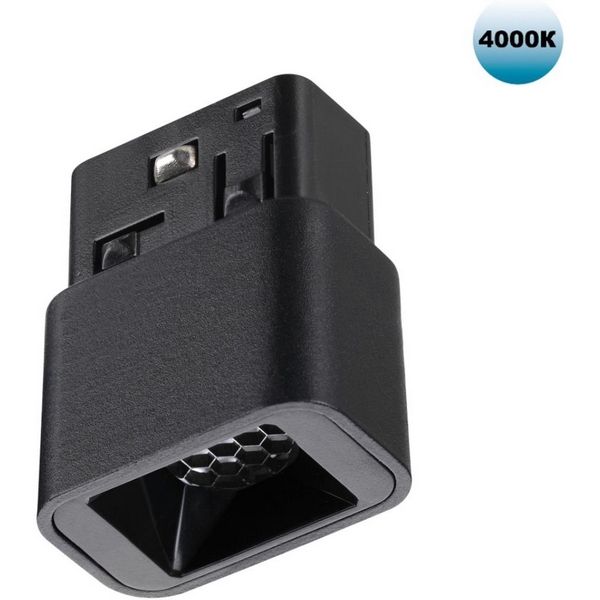 

Трековый светильник для низковольтного шинопровода Novotech Flum 359515 черный LED 3W 48V 4000K, Flum 359515