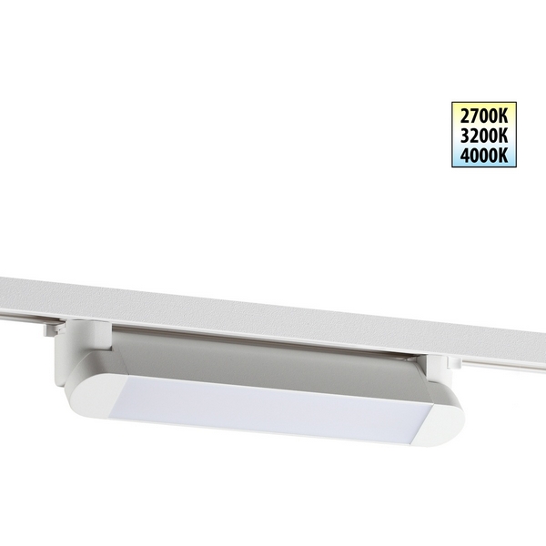 

Трековый светильник однофазный светодиодный двухжильный с переключ. цв. температуры Novotech Iter 359793 белый IP20 LED 12W 180-265V 2700К/3200К/4000К, Iter 359793