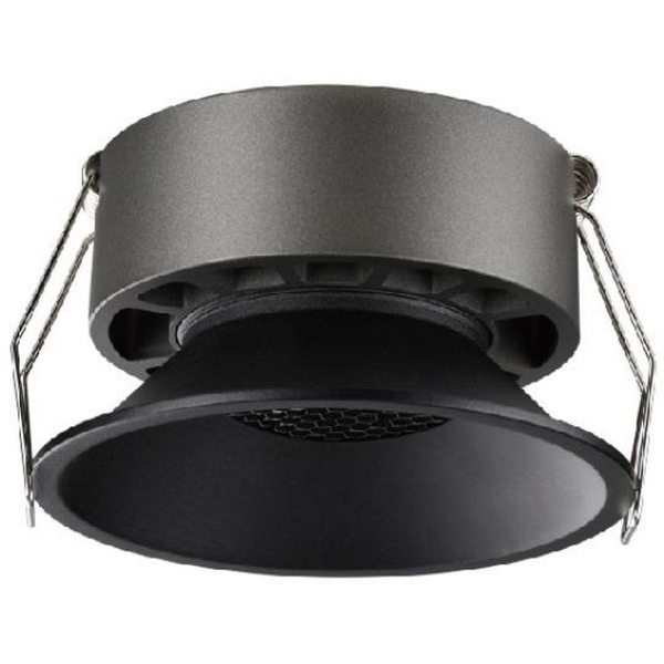 

Встраиваемый светильник светодиодный Novotech Nova 359855 черный с переключателем цв. температуры LED 18W 220V 2700К\3200К\4000К, Nova 359855