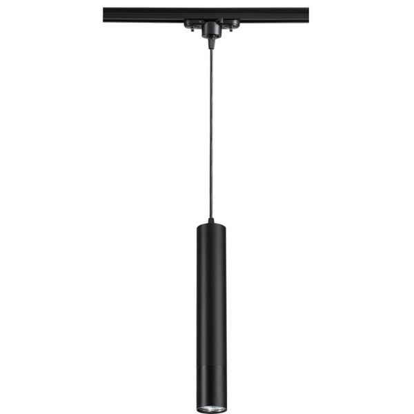 

Светильник трековый однофазный трехжильный IP20 50W 220V NT18 черный Novotech Pipe 370401, Pipe 370401