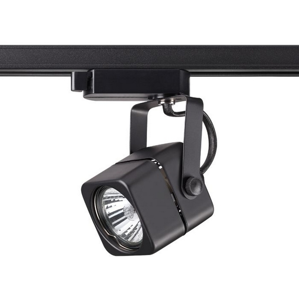 

Светильник трековый однофазный трехжильный IP20 50W 220V NT19 черный Novotech Pipe 370429, Pipe 370429