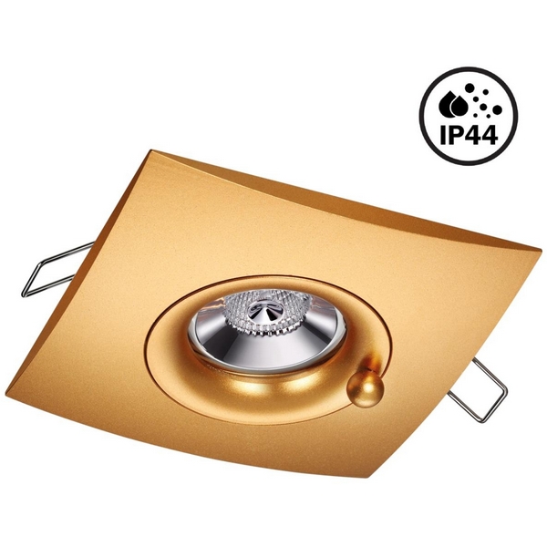 

Встраиваемый светильник IP44 Novotech Spot 370795, Золото, Spot 370795