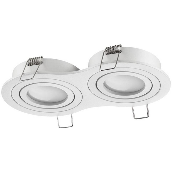 

Светильник встраиваемый поворотный Novotech Morus 371023 белый IP20 GU10 2*50W 220-240V, Morus 371023