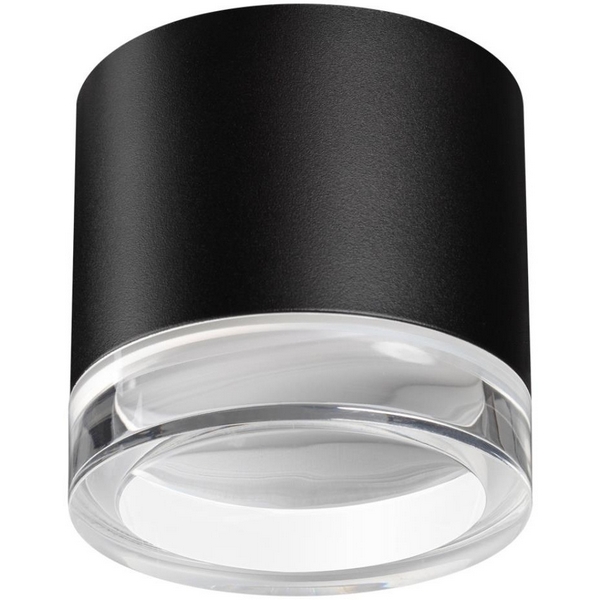 Изображение товара Накладной светильник Novotech Gem 371030 LED 12 Вт черный IP20 круглый