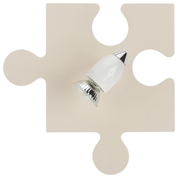 

Детский спот с рисунком пазлы Nowodvorski Puzzle 6381, Бежевый, Puzzle 6381