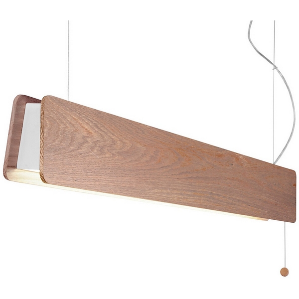 

Подвесной линейный светильник с выключателем Nowodvorski Oslo Led 90 Oak 7520, Древесный, Oslo Led 90 7520