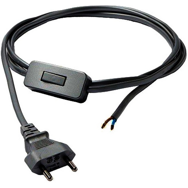 

Кабель 1,5 м. с выключателем Nowodvorski Cameleon Cable with switch Black 8611, Cameleon Cable with switch 8611