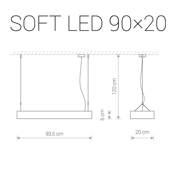 

Подвесной светильник Soft Led 9544 (Nowodvorski), Белый, Soft Led 9544