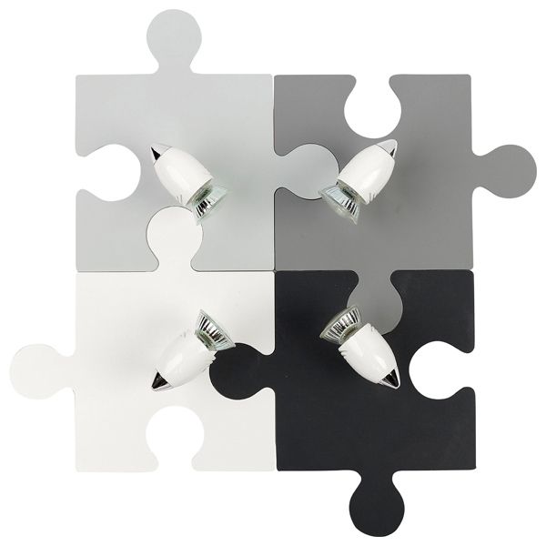 

Детский спот Nowodvorski Puzzle 9728, Серый, Puzzle 9728