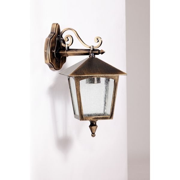 

Настенный уличный фонарь IP23 Gb Oasis Light 15902, Золото, 15902 Gb