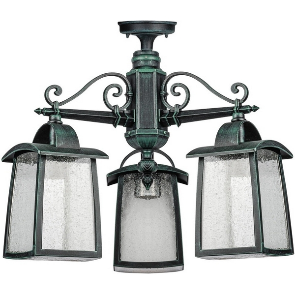 

Потолочный светильник уличный IP44 Oasis Light FRANKFURT I 27370A 3 02 V в фиде фонаря, Зеленый;патина, FRANKFURT I 27370A 3 02 V