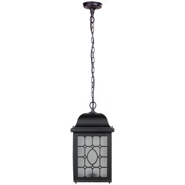 

Уличный светильник подвесной IP44 Oasis Light LONDON L 64805L Bl в фиде фонаря, Черный, LONDON L 64805L Bl