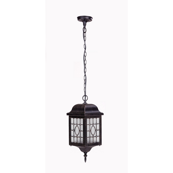 

Уличный светильник подвесной IP44 Oasis Light LONDON L 64805L cover R в фиде фонаря, Коричневый;патина, LONDON L 64805L cover R