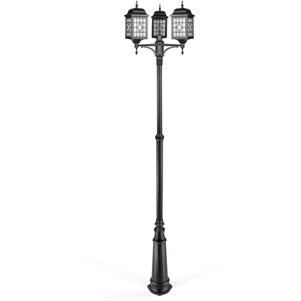 

Наземный фонарь IP44 Oasis Light LONDON L 64810LB/A2 09 Bl, Черный, LONDON L 64810LB/A2 09 Bl