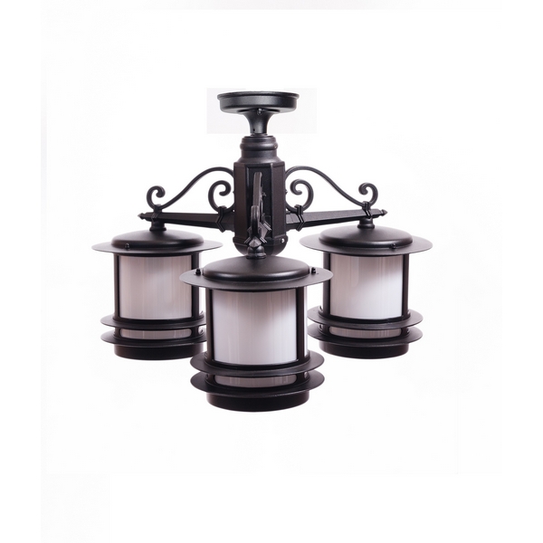 

Потолочный светильник уличный IP44 Oasis Light TOKIO 68370A/3 Bl opal, Черный, Tokio 68370A/3 Bl opal